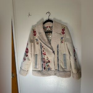 Johnny Was Faux Suede Jacket